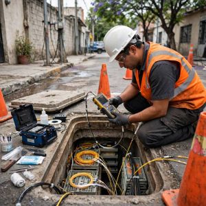 fiber optic technician maintenance